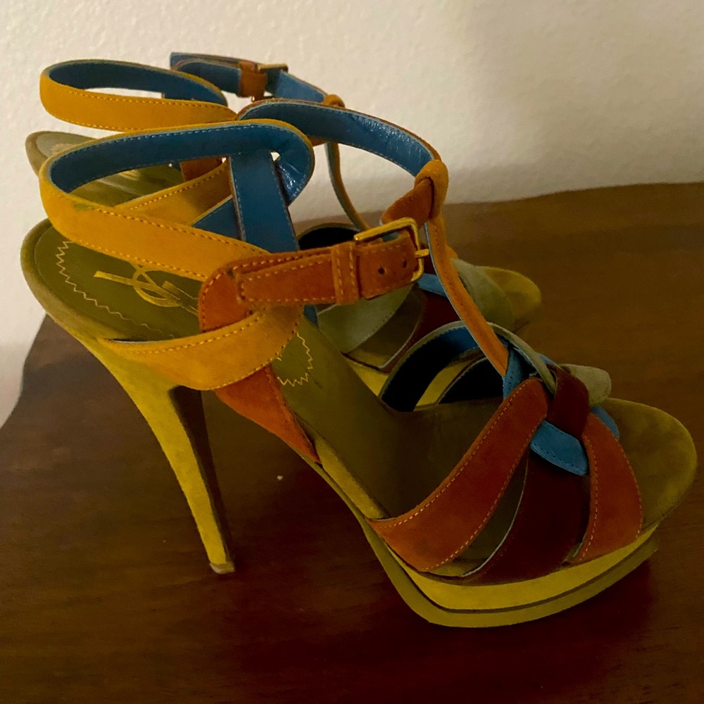 Brand new, never worn Authentic YSL tribute. Multicolor. Rare find.